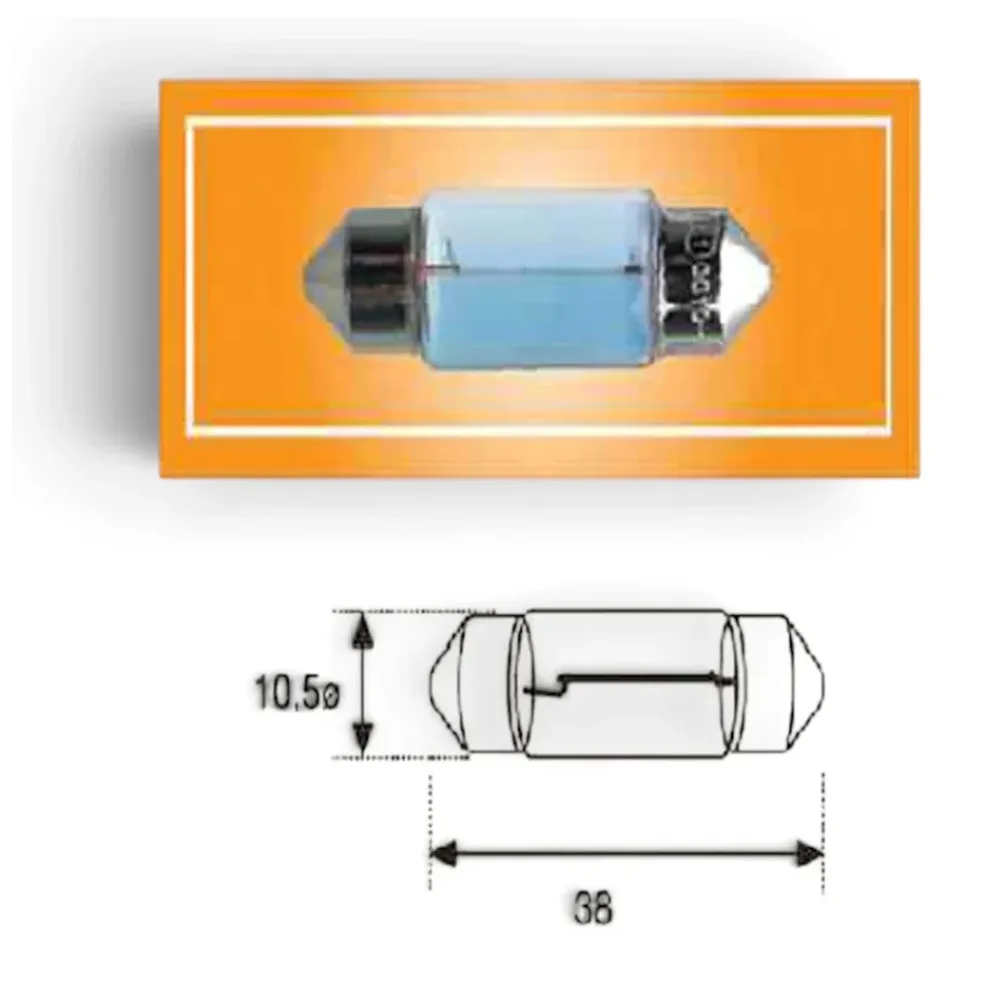 Bec C5W Halogen Magneti-marelli Lampa Nr 38mm x10 5 Mm 12V 5W